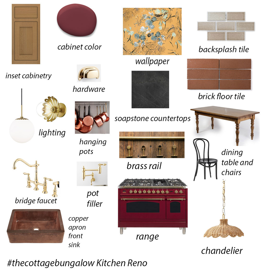 kitchen Reno Moodboard scalloped chandelier